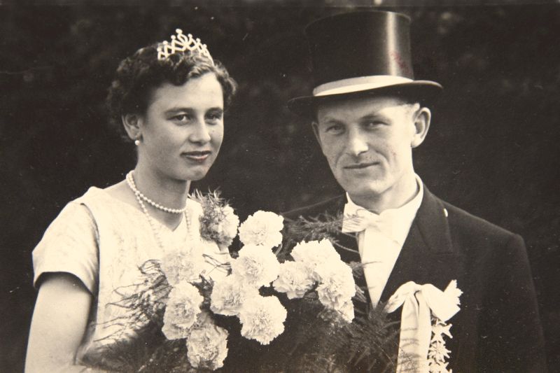 65jähriges Königspaar Josef und Elisabeth Menne