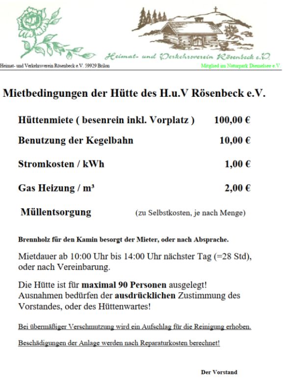 2023 hv huette vermietung